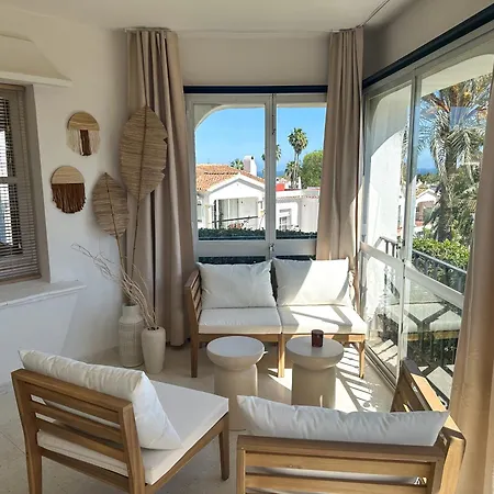 公寓 La Brisa Del Paraiso - Sea View Rooftop Terrace 埃斯特波纳